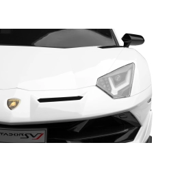 Pojazd akumulatorowy LAMBORGHINI AVENTADOR White samochód Toyz by Caretero